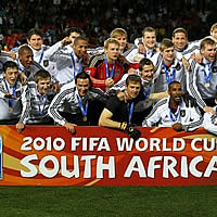Germany ranked 3rd in World Cup Soccer