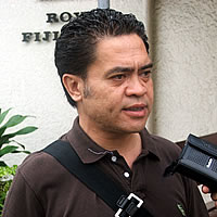 Lone Protester Taken To Barracks