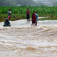 Woman Swept Away By Strong Current