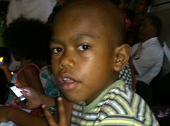 Son fully recovers from cancer