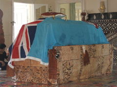 People present their reguregu at Viseisei village