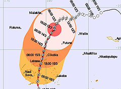 Tropical Cyclone Tomas now picks up speed