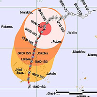 Whole of Fiji Group now on a Tropical Cyclone Warning