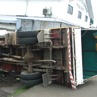 2 in hospital after accident