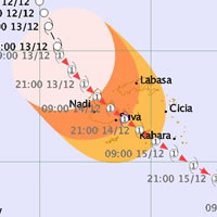 Mick now a category 2 cyclone