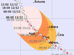 Mick now a category 2 cyclone
