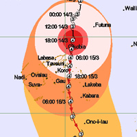 North feeling direct effects of Tomas