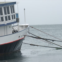 Vessels drifting along Suva harbor