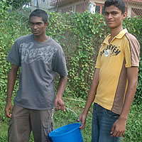 Navua residents without water