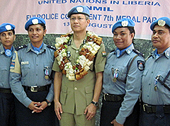 24 Police officers receive UN service medals