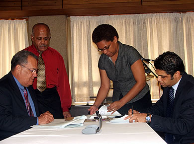 Interim Govt and ATH sign deed