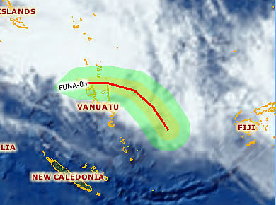 TC Funa to move closer to Fiji