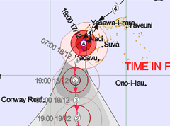 Evan 35km southwest of Nadi 