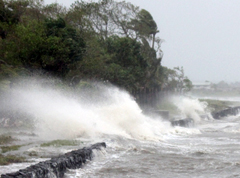 Sigatoka through to Ba experiencing destructive hurricane force winds