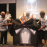 PM launches FRU Centennial jersey