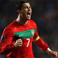 Ronaldo double puts Portugal through
