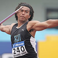 Copeland sets new National javelin record