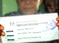 Ministry warns food voucher recipients