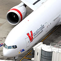 V Australia arrives today