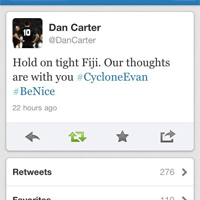 Rugby stars think of Fiji