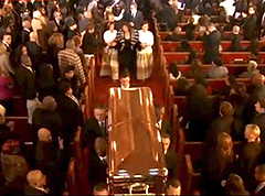 Stars mourn Whitney Houston in funeral service