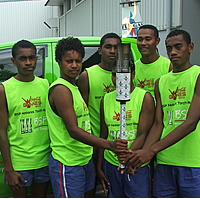 2010 Coke Games torch relay starts