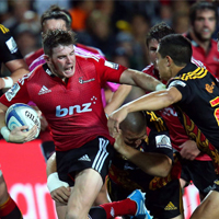 Crusaders upset defending champions