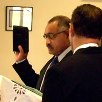 Army Colonel sworn in as minister