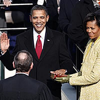 Obama Sworn IN As US President