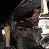 Buses collide, man loses life