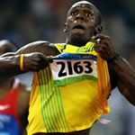 Usain Bolts A Double