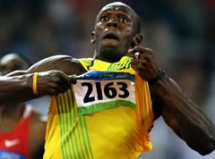 Usain Bolts A Double