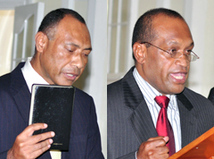 Two new ministers sworn in by President