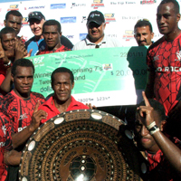 Giant killers Red Rock take Uprising 7s title