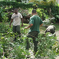 Military does Community work