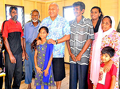 New homes for TC Evan victims