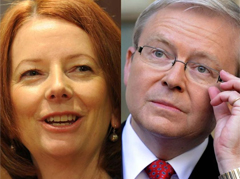 Rudd quits, Gillard new AUS PM