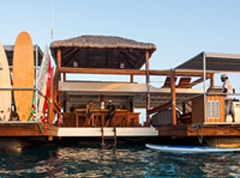 4 arrested for allegedly cutting mooring line of floating restaurant