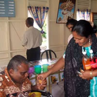 12 families in Evac centre for Xmas