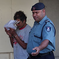 Father appears in court for son’s murder