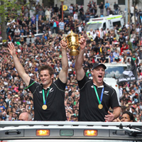 Emotional moment as All Blacks return to Christchurch