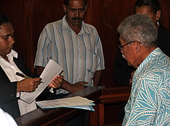 Qarase pleads Not Guilty