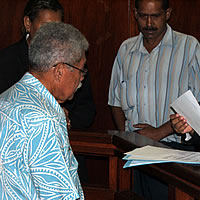 Qarase pleads Not Guilty