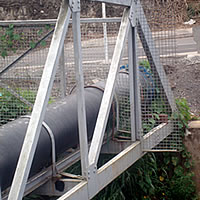 Pipes collapsed earlier than expected