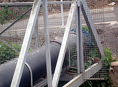 Pipes collapsed earlier than expected