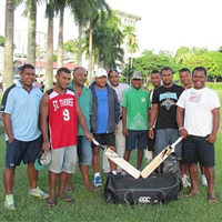 PM donates cricket gear to Komo Cricket Association