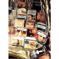 No selling of CD’s, DVD’s on Footpaths