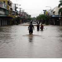 Flood waters rise again