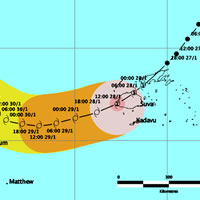TC Gene intensifies into category 2 cyclone