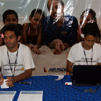 13 year old wins air ticket at Showcase